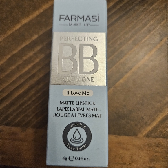 Farmasi BB Matte Lipstick 11 Love Me All In One .14 Oz NIB - Picture 2 of 4